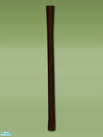 Sims 2 — Log Column - Rosewood by Shakeshaft — Part of a set of Log build objects,3 new modular stair meshes, 3 matching