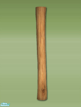 Sims 2 — Log Column Chunky - Mesh by Shakeshaft — Part of a set of Log build objects,3 new modular stair meshes, 3