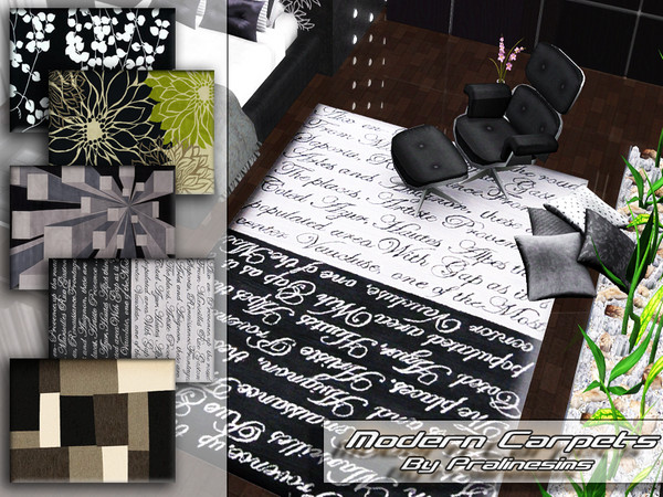 Sims 3 — Modern Carpets by Pralinesims — By Pralinesims
