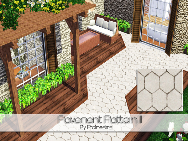 Sims 3 — Pavement Pattern II by Pralinesims — By Pralinesims under: Rock/Stone