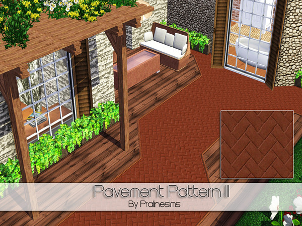 Sims 3 — Pavement Pattern III by Pralinesims — By Pralinesims under: Rock/Stone