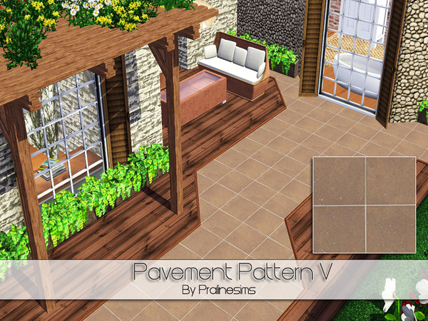 Sims 3 — Pavement Pattern V by Pralinesims — By Pralinesims under: Rock/Stone
