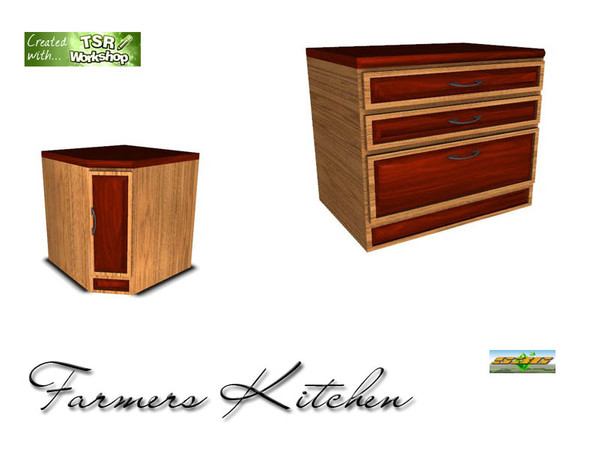 Sims 3 — S3C Farmers kitchen counter by ruhrpottbobo — S3C Farmers kitchen counter 