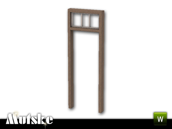 Sims 3 — Bari Single Arch 2x1 by Mutske — 3 recolorable parts. Made by Mutske@TSR. TSRAA.