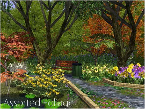 Sims 3 — Assorted Foliage by sim_man123 — A set of various new plants, bushes, and small trees to decorate your game