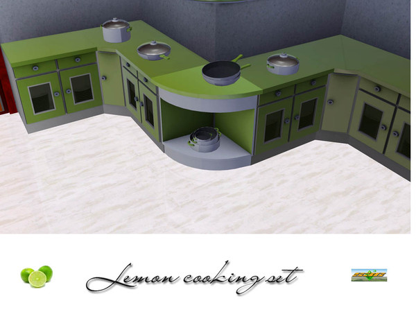 Sims 3 — lemon cooking by ruhrpottbobo — lemon cooking kitchen klutter