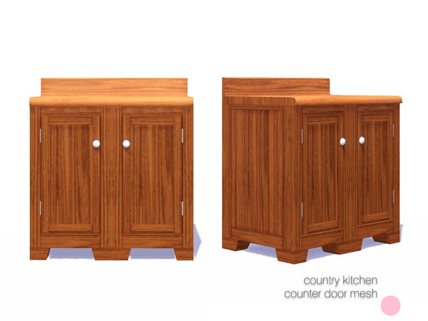 Sims 3 — Country Counter Door Mesh by DOT — Country Counter Door Mesh by DOT of The Sims Resource