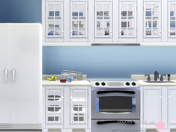 Sims 3 — Country Kitchen Set by DOT — Country Kitchen Set Country and Contemporary Design for Indoor Living Areas. 14