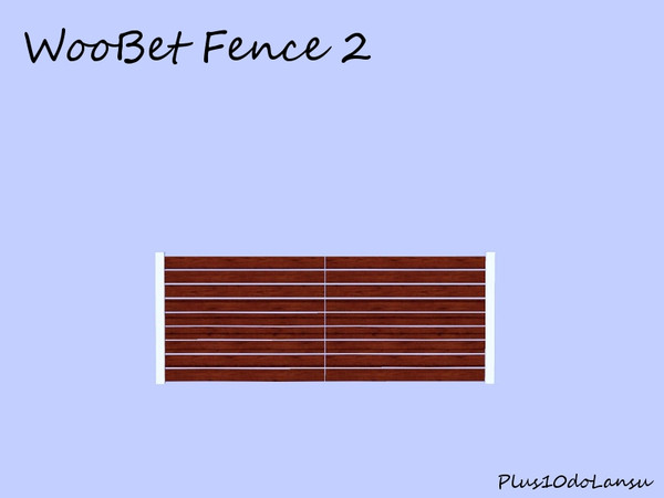 Sims 3 — WooBet Fence 2 P10DL by plus10dolansu2 — WooBet Fence 2 P10DL WodBet Fence 2 Plus10doLansu