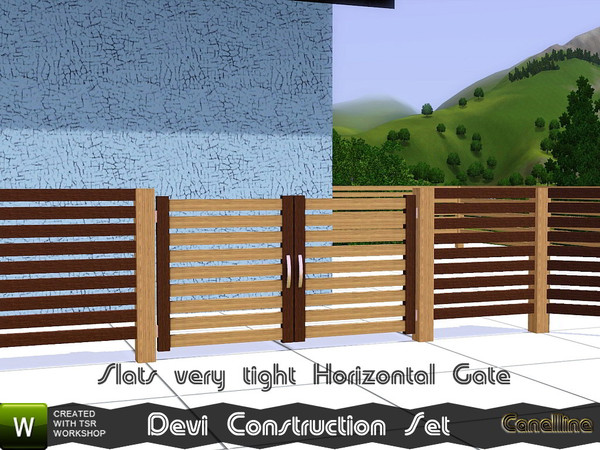 Sims 3 — Devi Construction set. Canelline Whim Horizontal Gate. by Canelline — Devi Construction set. Canelline Whim