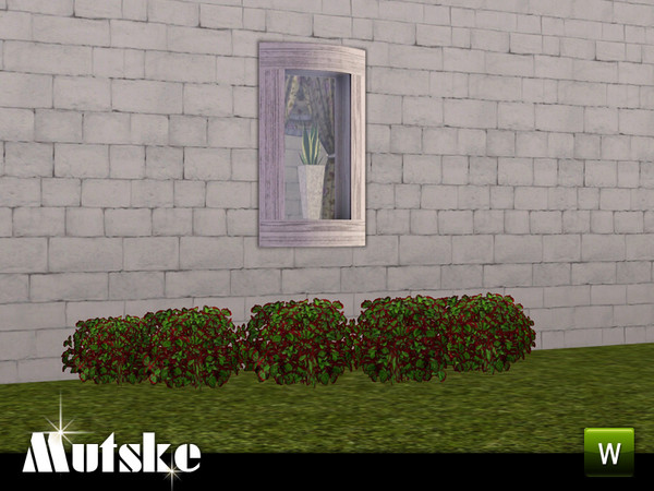 Sims 3 — Hampton Window Counter 1x1 by Mutske — 1 recolorable part. Made by Mutske@TSR. TSRAA.