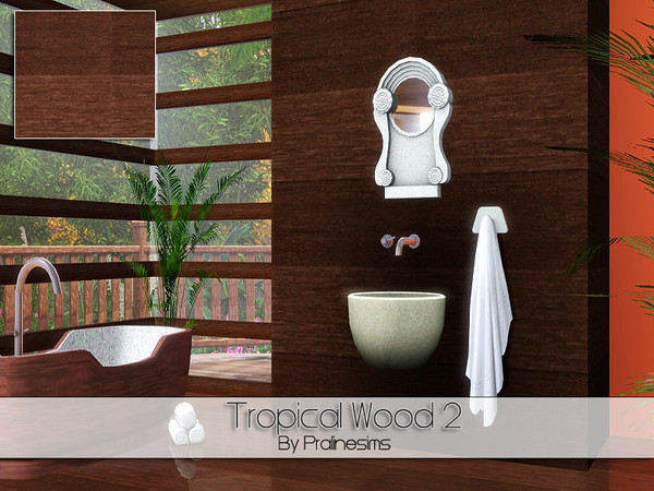 Sims 3 — Tropical Wood 2 by Pralinesims — By Pralinesims/under Wood