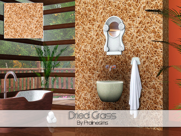 Sims 3 — Dried Grass by Pralinesims — By Pralinesims/under Wood