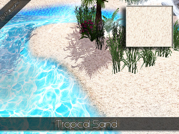 Sims 3 — Tropical Sand by Pralinesims — By Pralinesims
