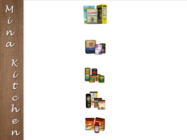 Sims 3 — Mina Larder Food by IrishStar — Mina Larder Food Part of the mina kitchen by IrishStar @ TSR 2012