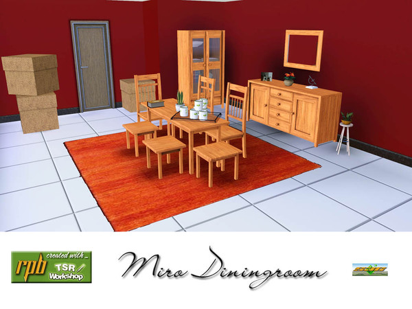 Sims 3 — Diningroom miro by ruhrpottbobo — Contemporary Dining room