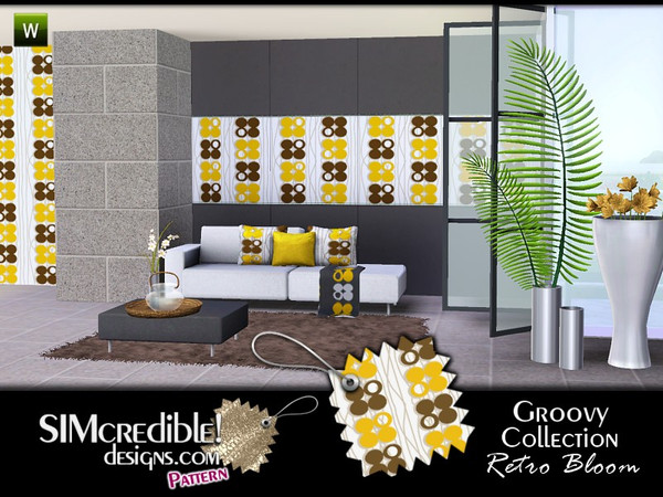Sims 3 — Groovy Retro Bloom by SIMcredible! — by SIMcredibledesigns.com
