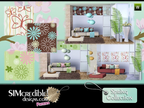 Sims 3 — Spring Petterns Collection by SIMcredible! — Spring time will be here soon so, we get inspired ^^ by