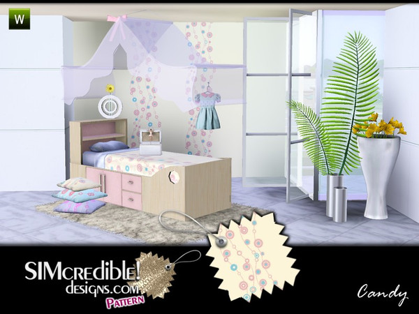 Sims 3 — Candy Pattern by SIMcredible! — by SIMcredibledesigns.com