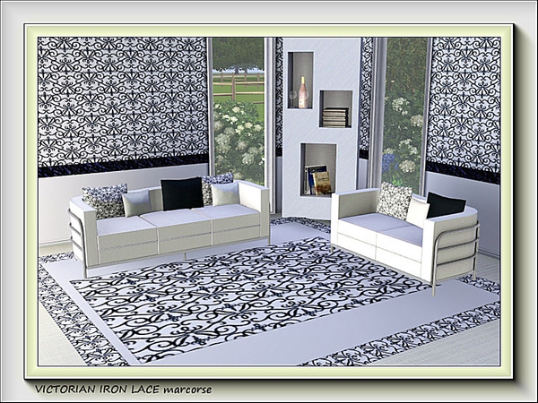 Sims 3 — Victorian Iron Lace pattern by marcorse — Traditional iron lace of the Victorian era.