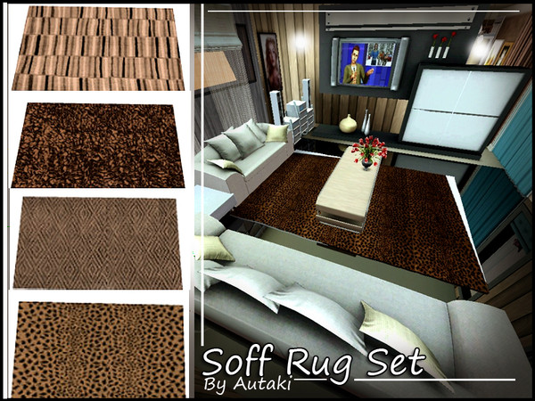 Sims 3 — Solf_Rug_SET by autaki — Solf_Rug_SET By Autaki@TSR