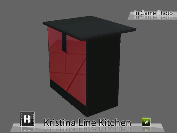 Sims 3 — KLine Island Counter by hudy777-design — Kristina Line Kitchen Island Counter by: hudy777DeSign