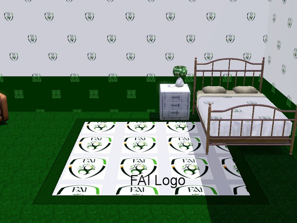 Sims 3 — FAILogopattern by Kaydarragh2 — Irish National team logo for use on walls and fabric