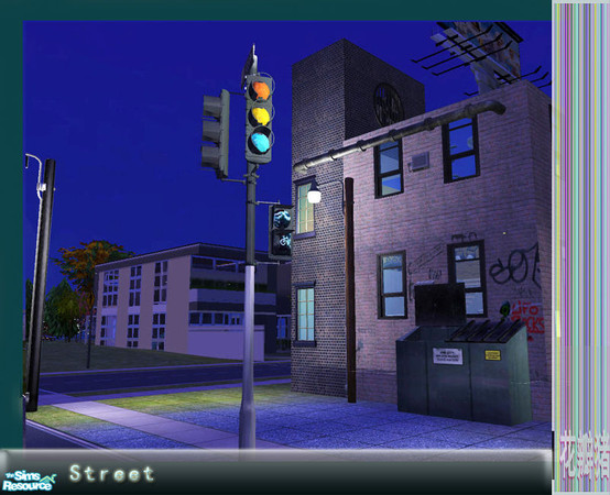 Sims 2 — Street - traffic light by huabanzhu — 