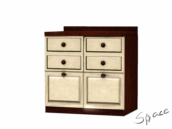 Sims 3 — Alexa kitchen - Counter 4 by spacesims — Nice color combination for this counter will give a traditional feeling