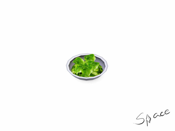 Sims 3 — Alexa kitchen - Bowl of salad by spacesims — Salad is very healthy so your sims should definitely have salad