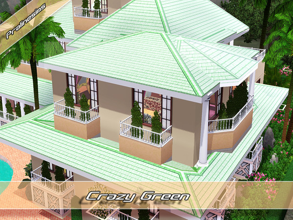 Sims 3 — Crazy Green by Pralinesims — By Pralinesims 