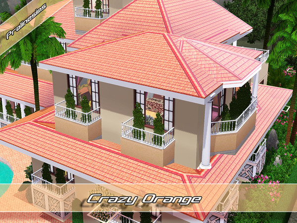 Sims 3 — Crazy Orange by Pralinesims — By Pralinesims 