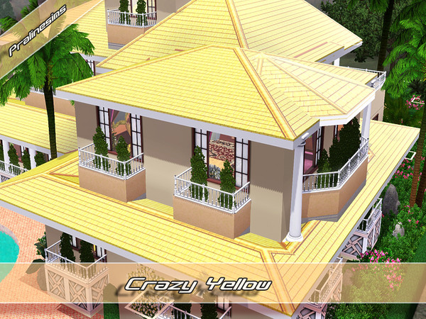 Sims 3 — Crazy Yellow by Pralinesims — By Pralinesims 