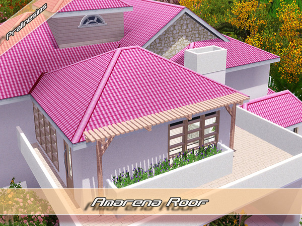Sims 3 — Amarena Roof by Pralinesims — By Pralinesims