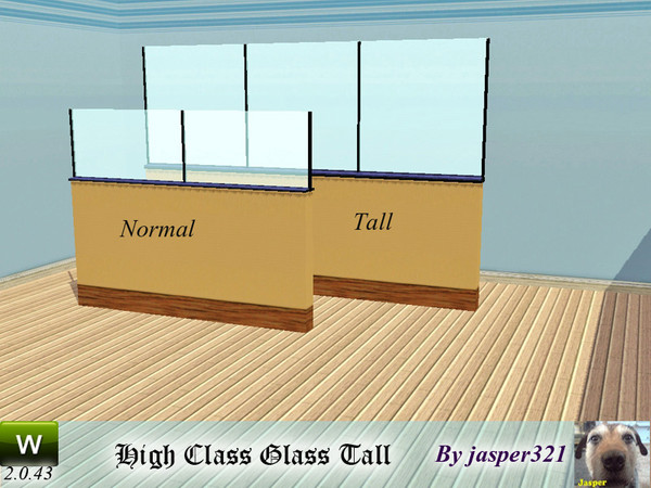 Sims 3 — High Class Glass_tall by jasper321 — High Class Glass_tall