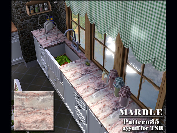 Sims 3 — Marble Pattern35 by ayyuff — Marble Pattern35