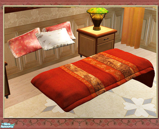 Sims 2 — Just beddings - 2-mesh by huabanzhu — 