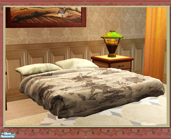Sims 2 — Just beddings - 1-mesh by huabanzhu — 