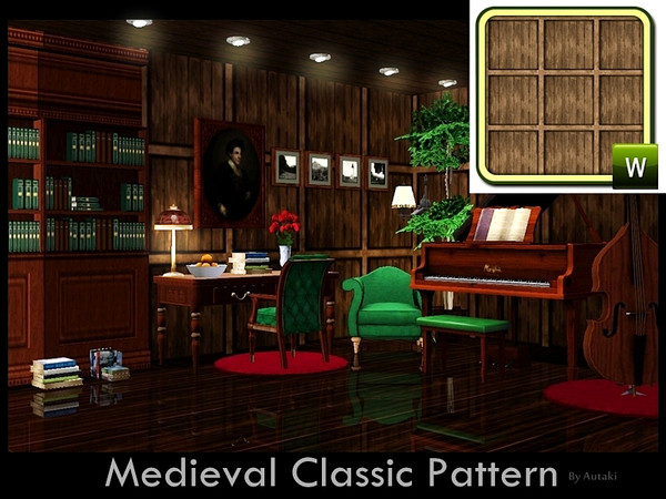 Sims 3 — Medieval_PT01 by autaki — Medieval_PT. Classic Pattern. ByAutaki. Hope you like it.