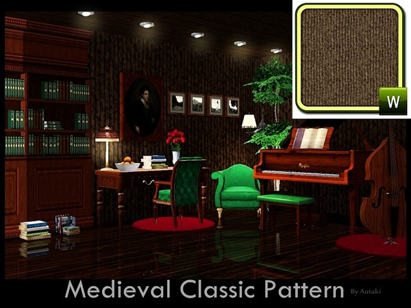 Sims 3 — Medieval_PT03 by autaki — Medieval_PT. Classic Pattern. ByAutaki. Hope you like it.