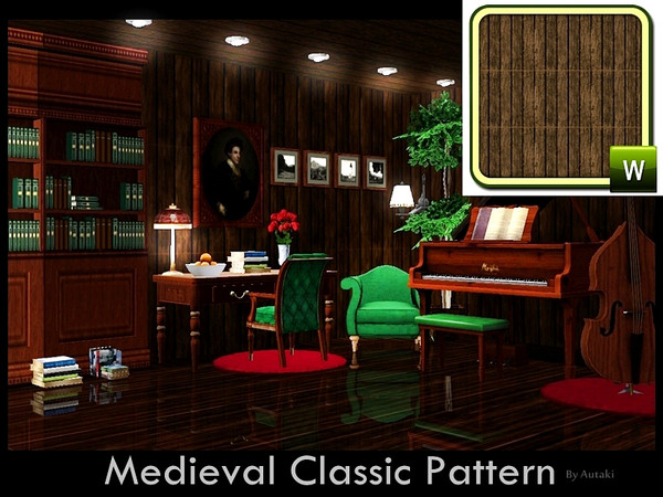 Sims 3 — Medieval_PT05 by autaki — Medieval_PT. Classic Pattern. ByAutaki. Hope you like it.