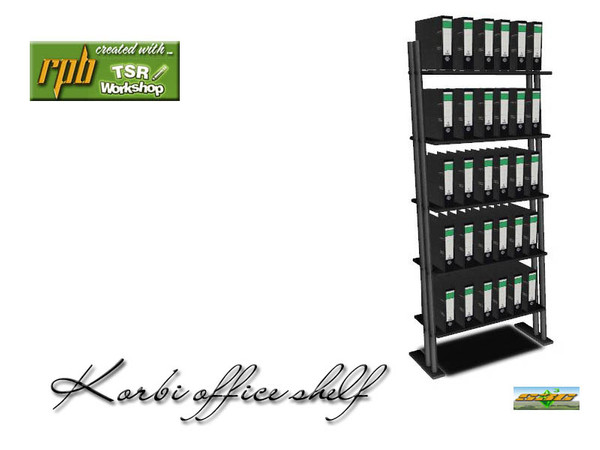 Sims 3 — S3C Korbi office shelf by ruhrpottbobo — S3C Korbi office shelf by ruhrpottbobo