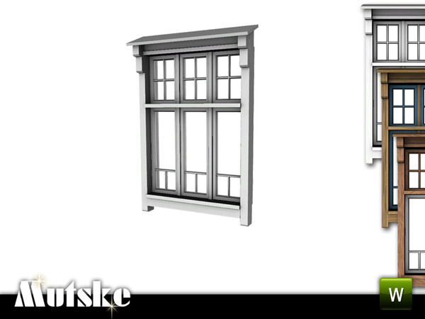 Sims 3 — Alda Window Counter 2x1 by Mutske — 4 recolorable parts. Made by Mutske@TSR. TSRAA.