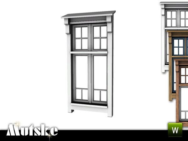 Sims 3 — Alda Window Counter 1x1 by Mutske — 4 recolorable parts. Made by Mutske@TSR. TSRAA.