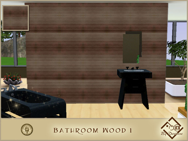 Sims 3 — Bathroom Wood 1 by Devirose — -No need Expansion packs,base game compatible-Enjoy^