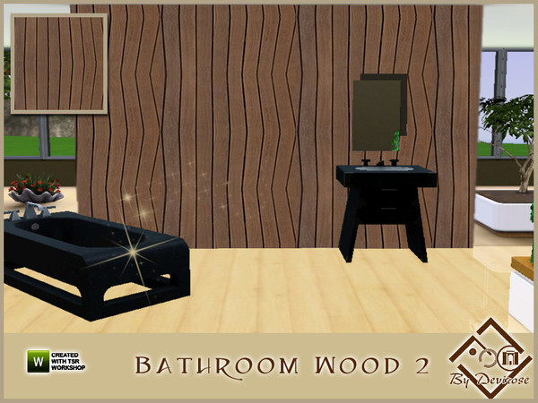 Sims 3 — Bathroom Wood 2 by Devirose — -No need Expansion packs,base game compatible-Enjoy^
