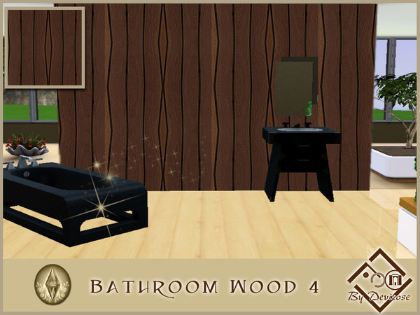 Sims 3 — Bathroom Wood 4 by Devirose — -No need Expansion packs,base game compatible-Enjoy^