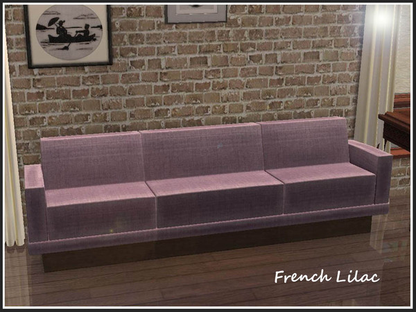 Sims 2 — Mr Section Fabric Texture Part 1 - French Lilac by portiapudding — As shown, these will recolour the chair with