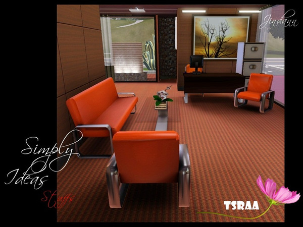 Sims 3 — Simply Ideas Office or Study Stuffs by Jindann — This set is usable for your study or office. Thank you for your