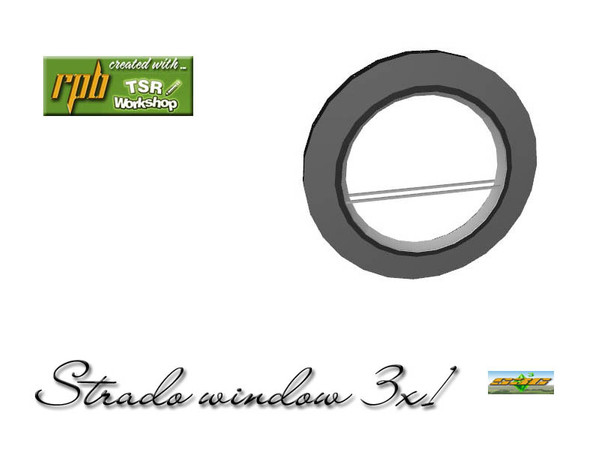 Sims 3 — S3C Strado window 3x1 big by ruhrpottbobo — S3C Strado window 3x1 big by ruhrpottbobo